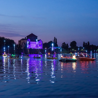 Víz Zene Virág festival from water view